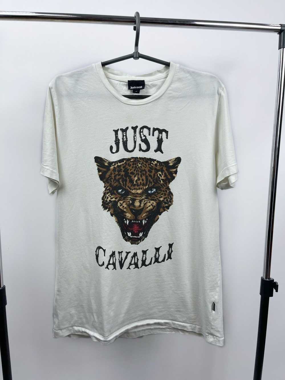 Just Cavalli Just Cavalli T-Shirt Size M Tiger Bi… - image 1