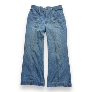 Vintage 60s 70s LEE Flared Hippie Bell Bottom Jea… - image 1