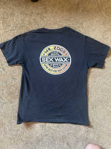 Ron Jon Surf Shop Mr. Zogs Sex Wax Black Tee VINTA