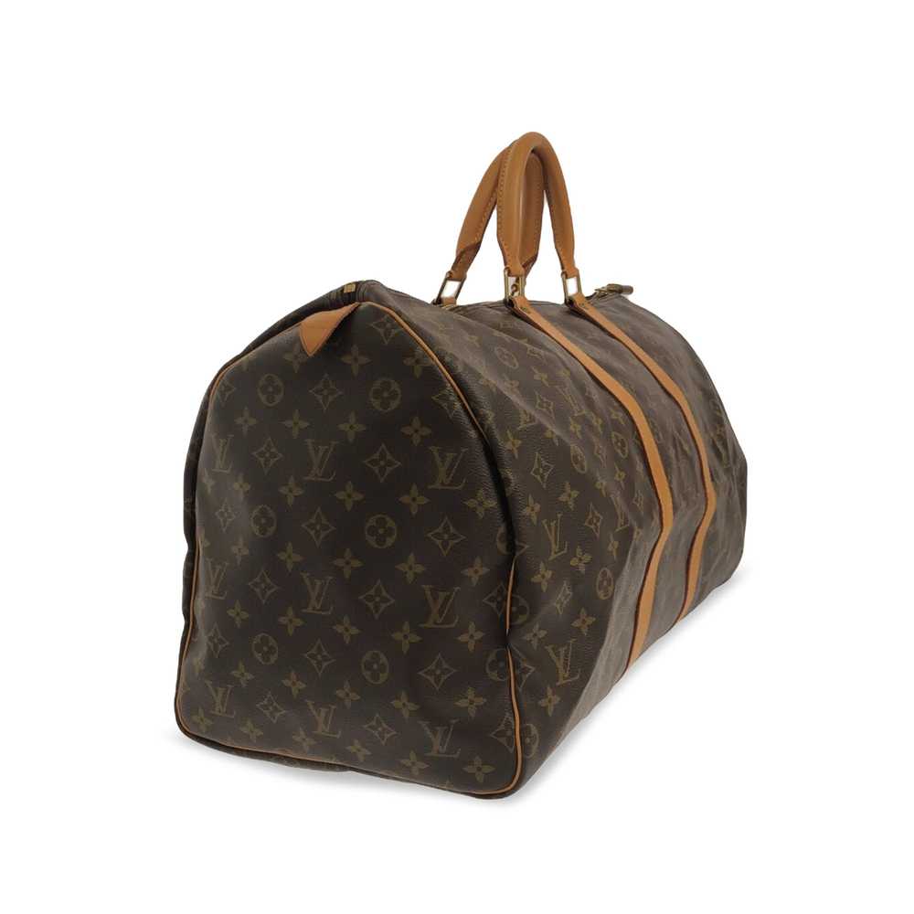 Brown Louis Vuitton Monogram Keepall 55 Travel Bag - image 2