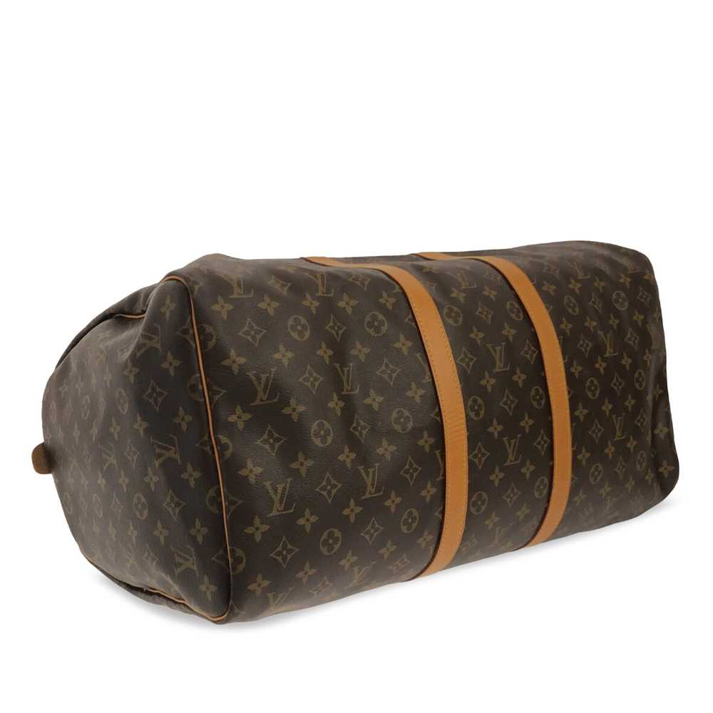 Brown Louis Vuitton Monogram Keepall 55 Travel Bag - image 4