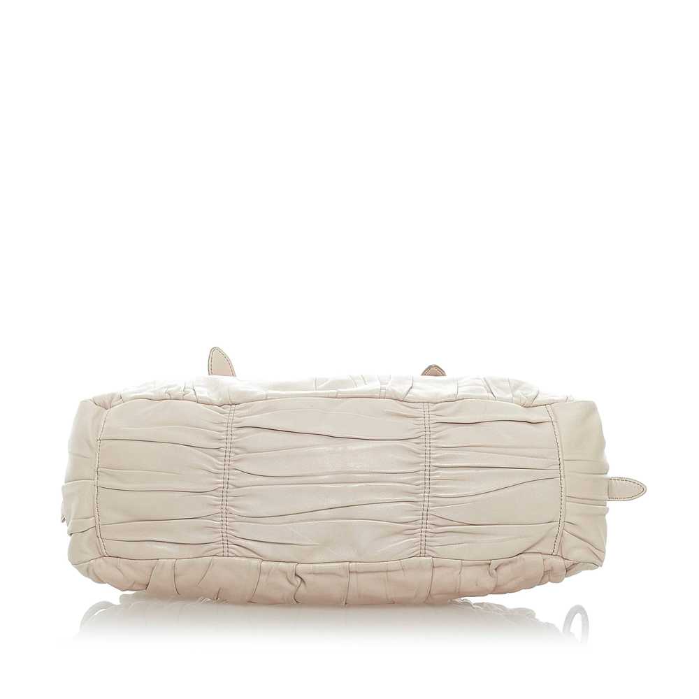 Beige Prada Nappa Gaufre Satchel - image 4