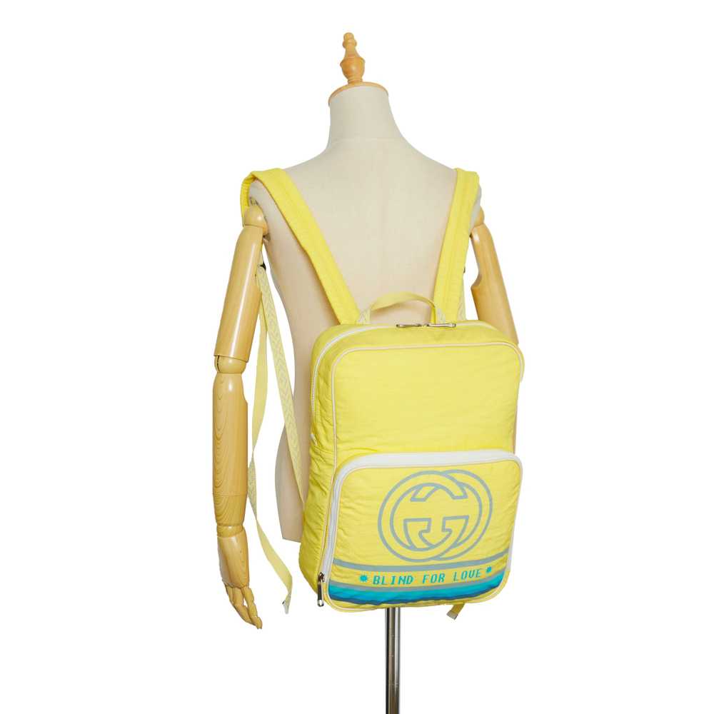 Yellow Gucci Blind For Love Backpack - image 10