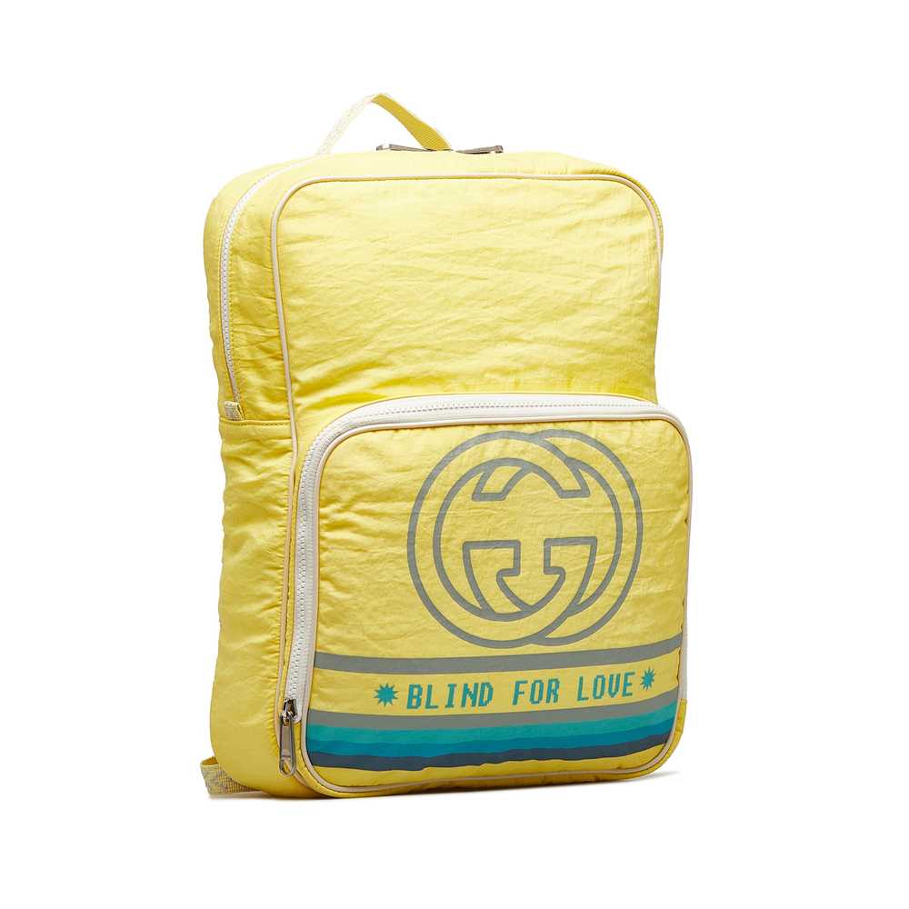 Yellow Gucci Blind For Love Backpack - image 2