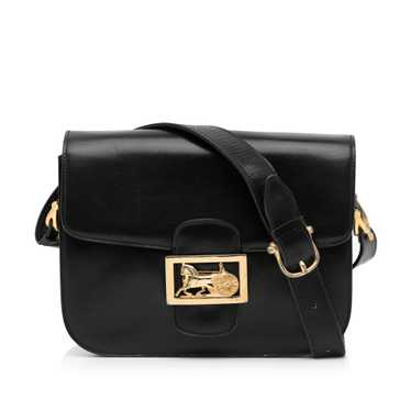 Black Celine Horse Carriage Shoulder Bag