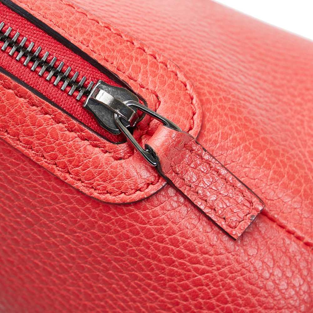 Red Gucci Mini Dome Satchel - image 8