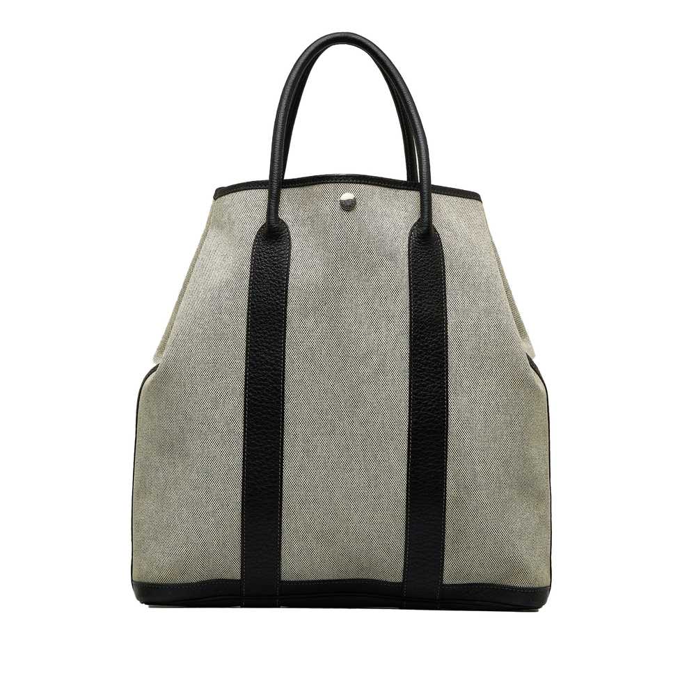 Beige Hermes Toile Garden File 36 Tote Bag - image 1