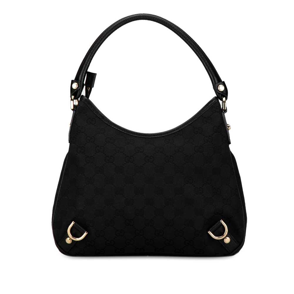 Black Gucci GG Canvas Abbey D Ring Shoulder Bag - image 3