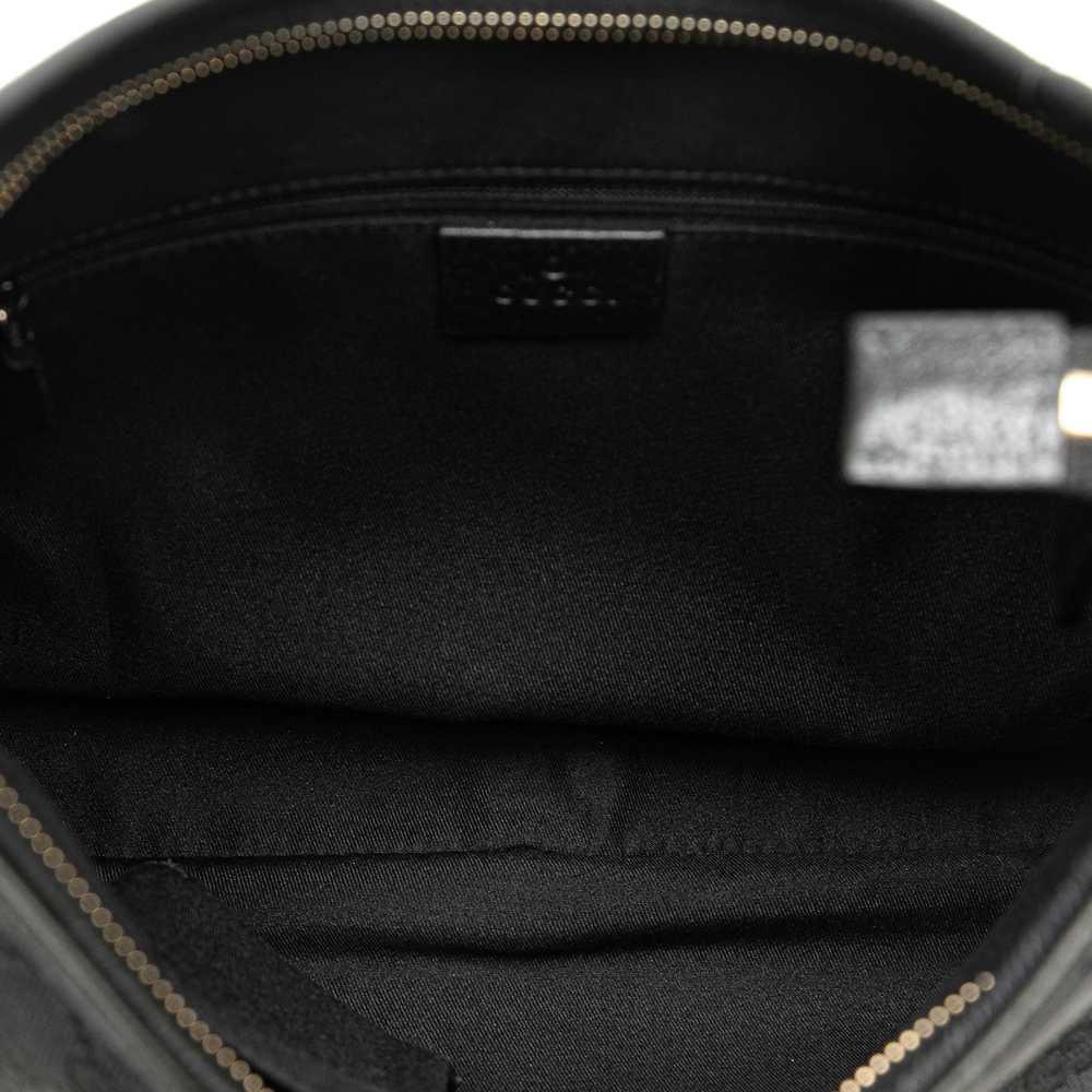 Black Gucci GG Canvas Abbey D Ring Shoulder Bag - image 5