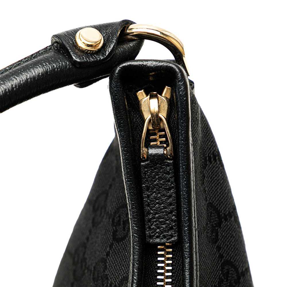 Black Gucci GG Canvas Abbey D Ring Shoulder Bag - image 9