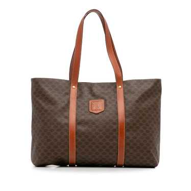 Brown Celine Macadam Tote