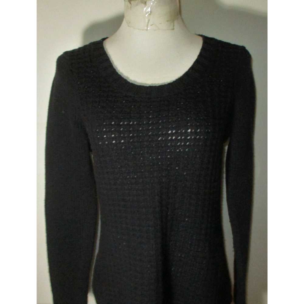 Vintage Women's TOAD & CO. Black 100% Lambswool T… - image 2