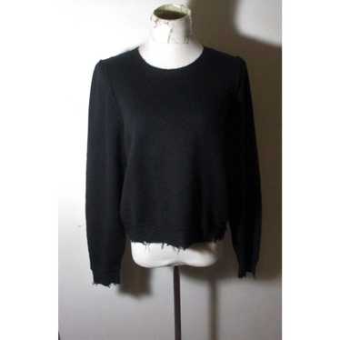 Vintage Women's AERIE Black Long Sleeve Distresse… - image 1