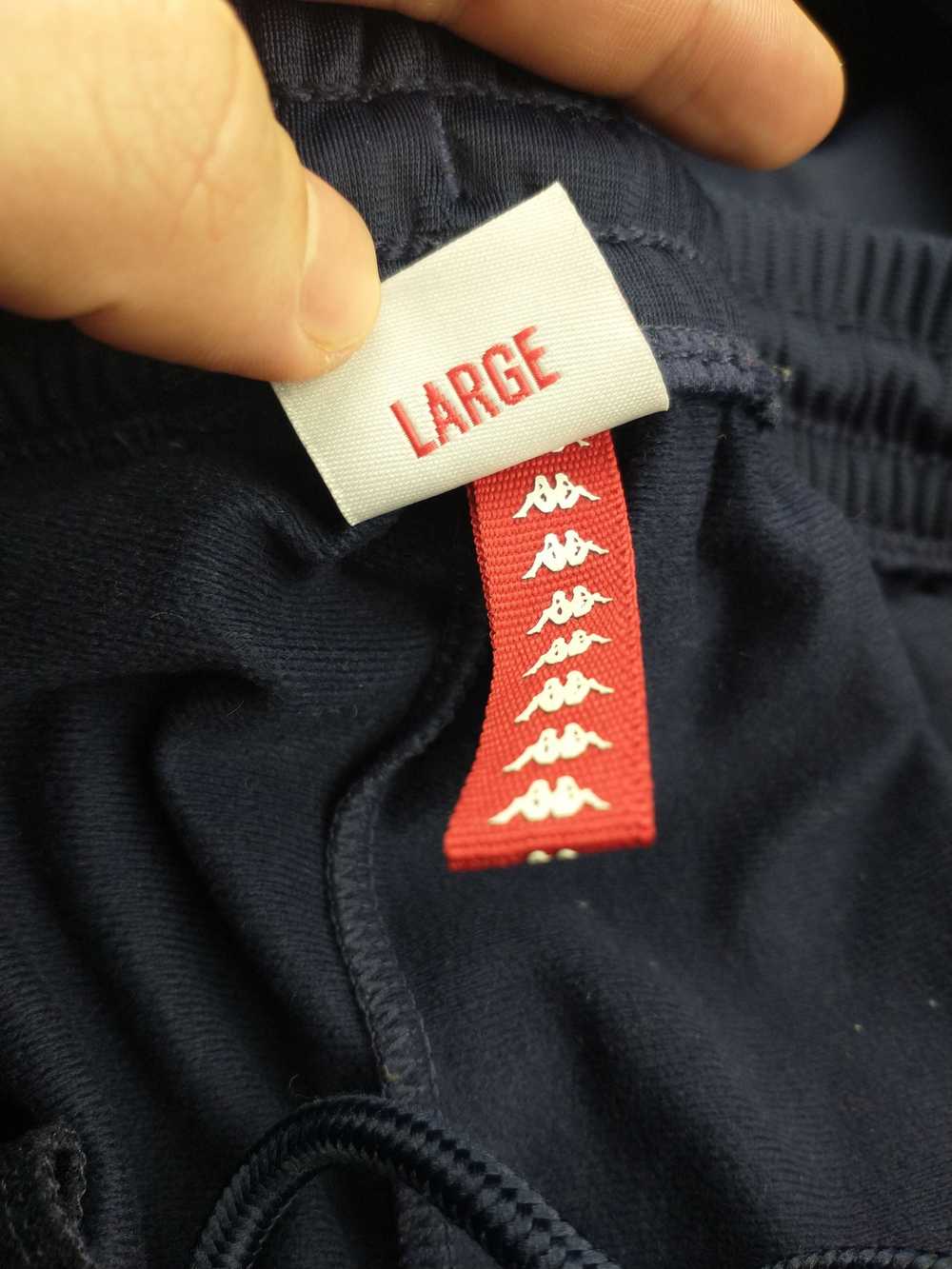 Kappa × Vintage Side Logo Tape Track Pants Size L… - image 4