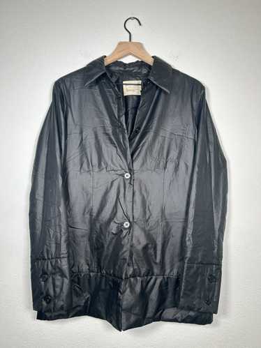 Helmut Lang 1997 Padded Nylon Button Jacket - image 1