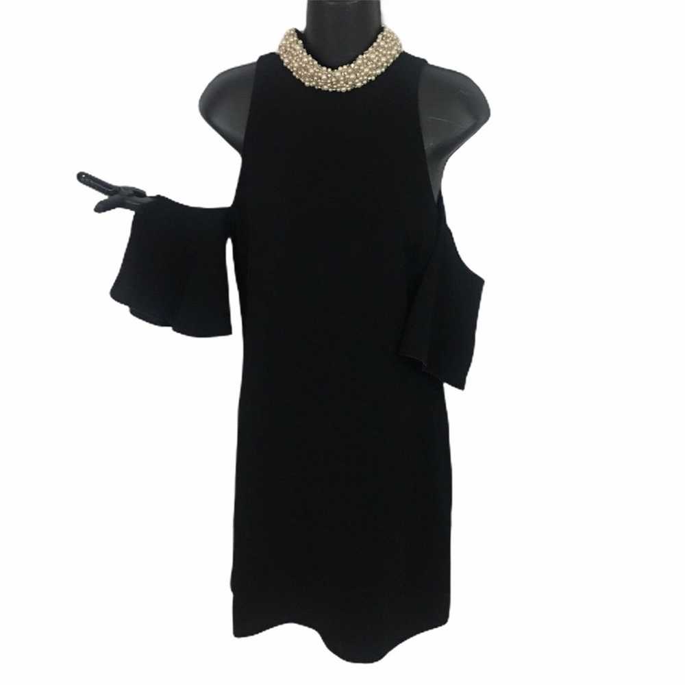 Rachel Zoe Rachel Zoe Black Cold Shoulder Pearl C… - image 1