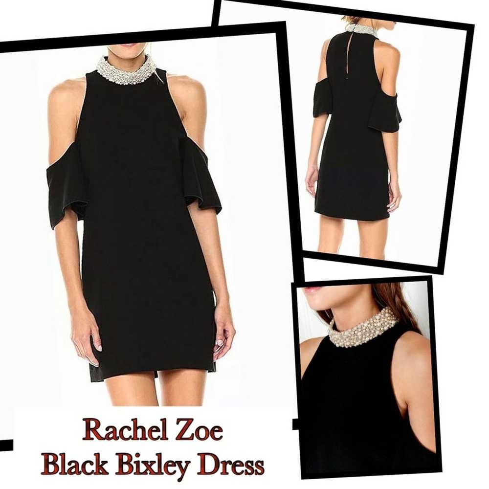 Rachel Zoe Rachel Zoe Black Cold Shoulder Pearl C… - image 5