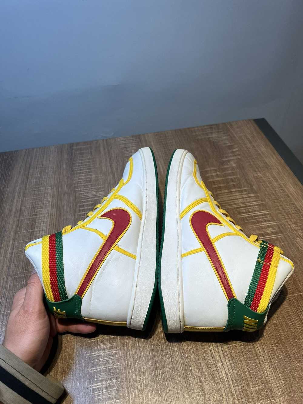 Nike Nike Air Vandal Hi Leather RASTA West Indies… - image 5