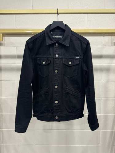 Tom Ford Tom Ford Black Japanese Denim Jean Jacket