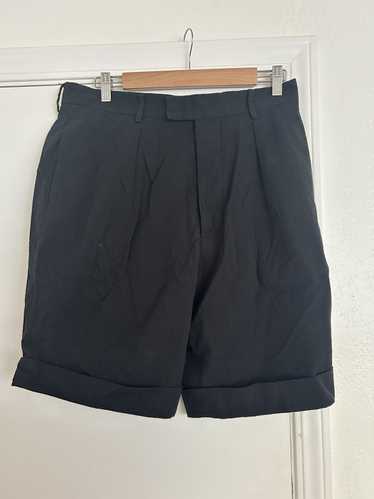 Officine Generale Dress Shorts seersucker pleated