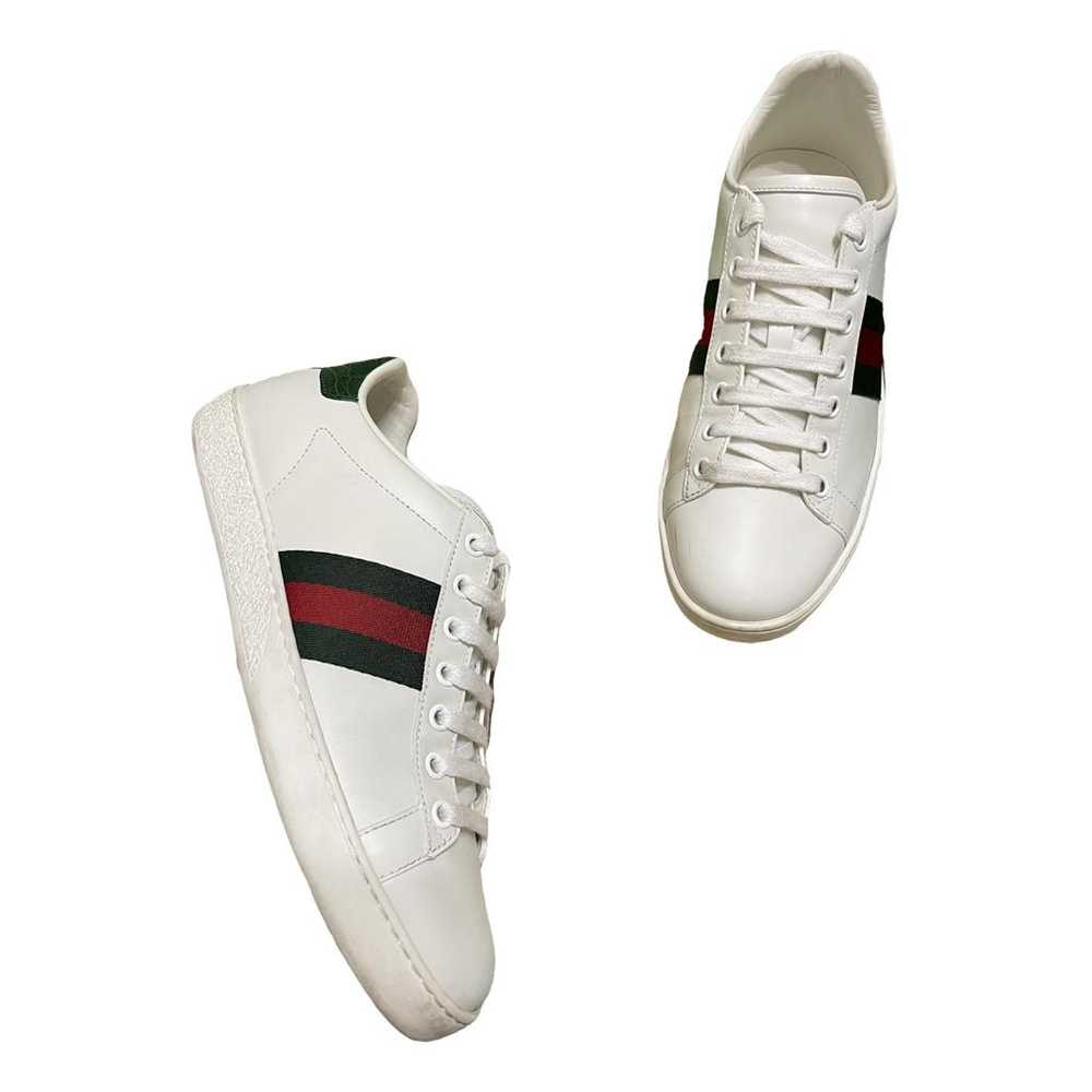 Gucci Ace leather trainers - image 1