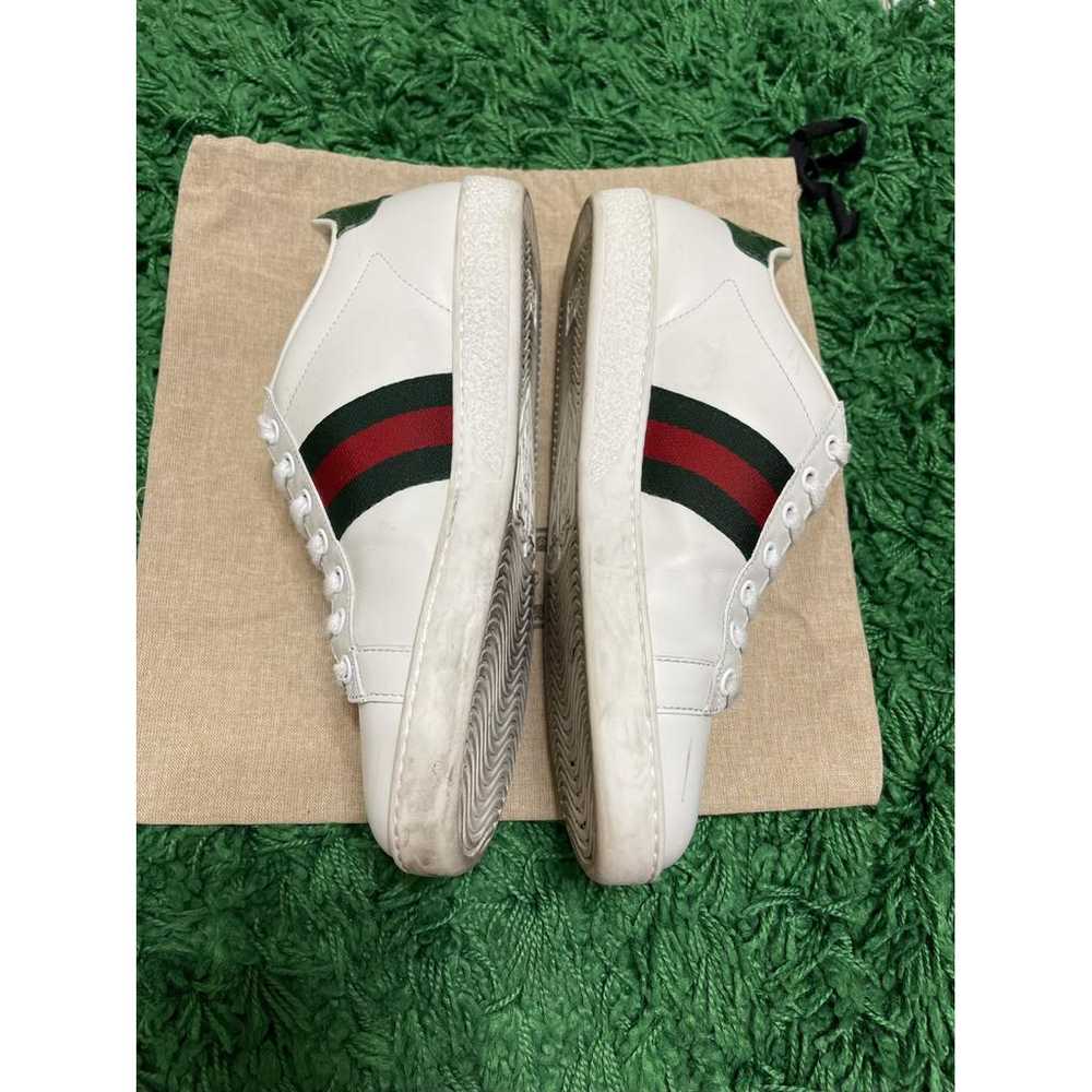 Gucci Ace leather trainers - image 3