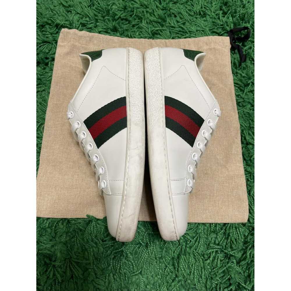 Gucci Ace leather trainers - image 4