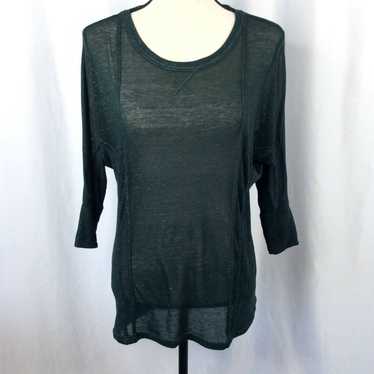 Lucky Brand Lucky Lotus Brand XS Top Emerald Gree… - image 1