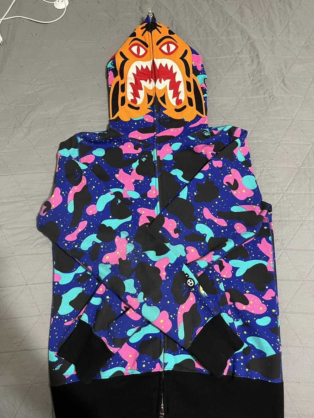 Bape × Kid Cudi Bape x Kid Cudi Tiger Full Zip Ho… - image 1