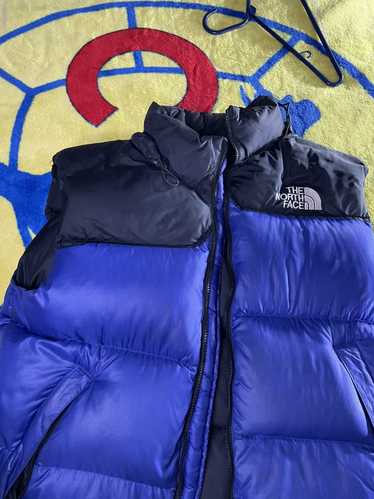 The North Face Vintage Blue/Black Northface Puffer