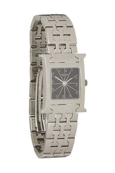 Silver Stainless Steel H Hour PM