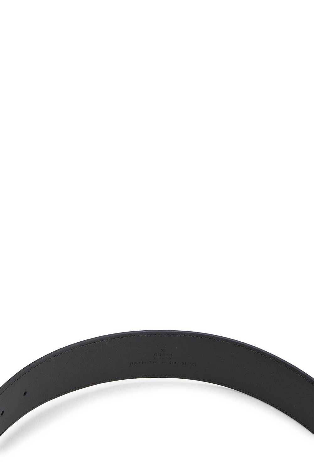 Black Guccissima Leather Interlocking Belt - image 4