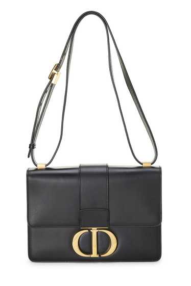 Black Calfskin 30 Montaigne Box Bag