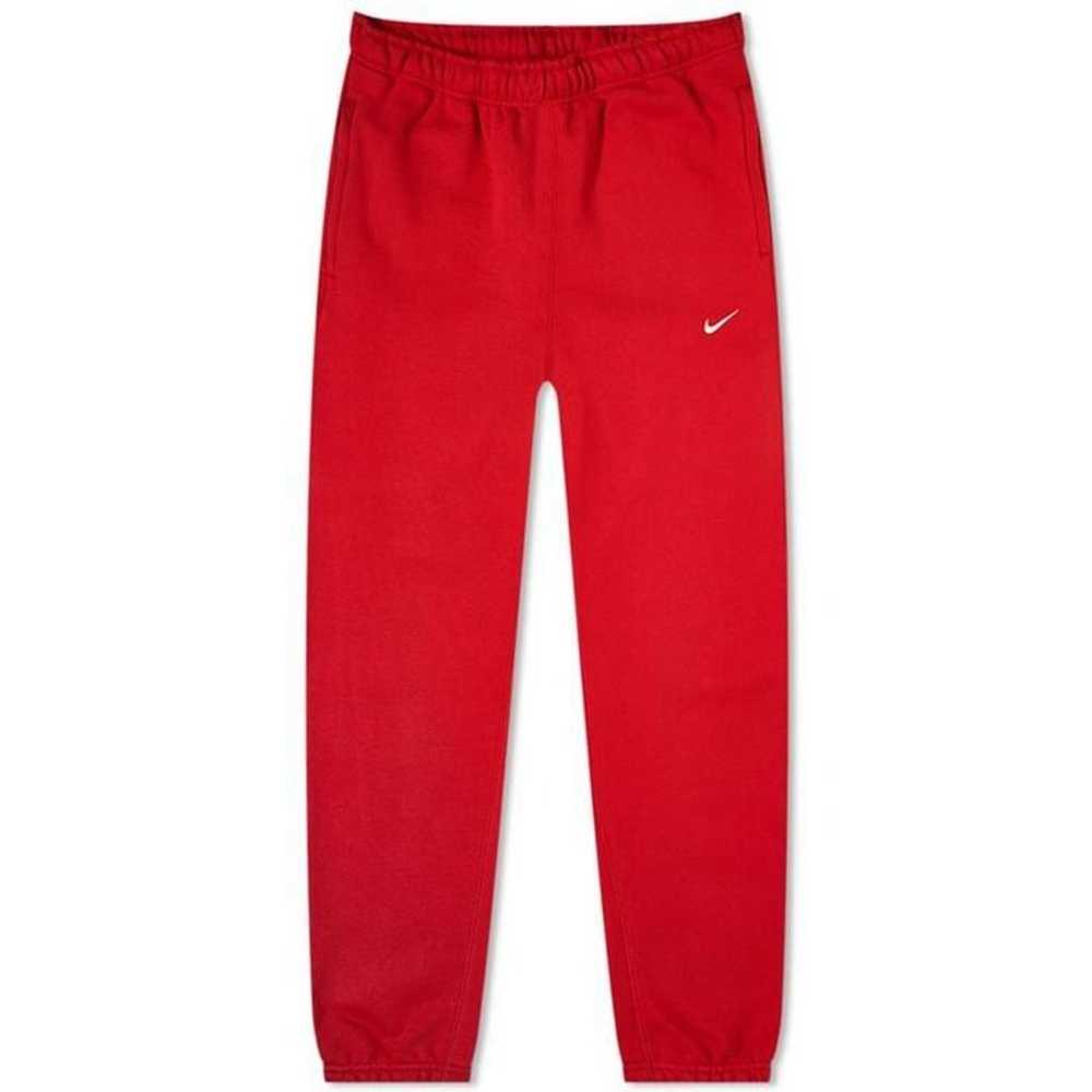 Nike NikeLab Red Sweatpants Medium - image 1