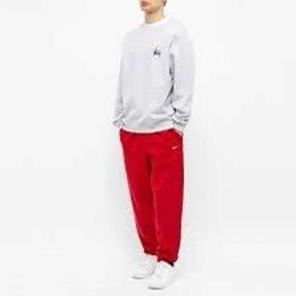 Nike NikeLab Red Sweatpants Medium - image 2