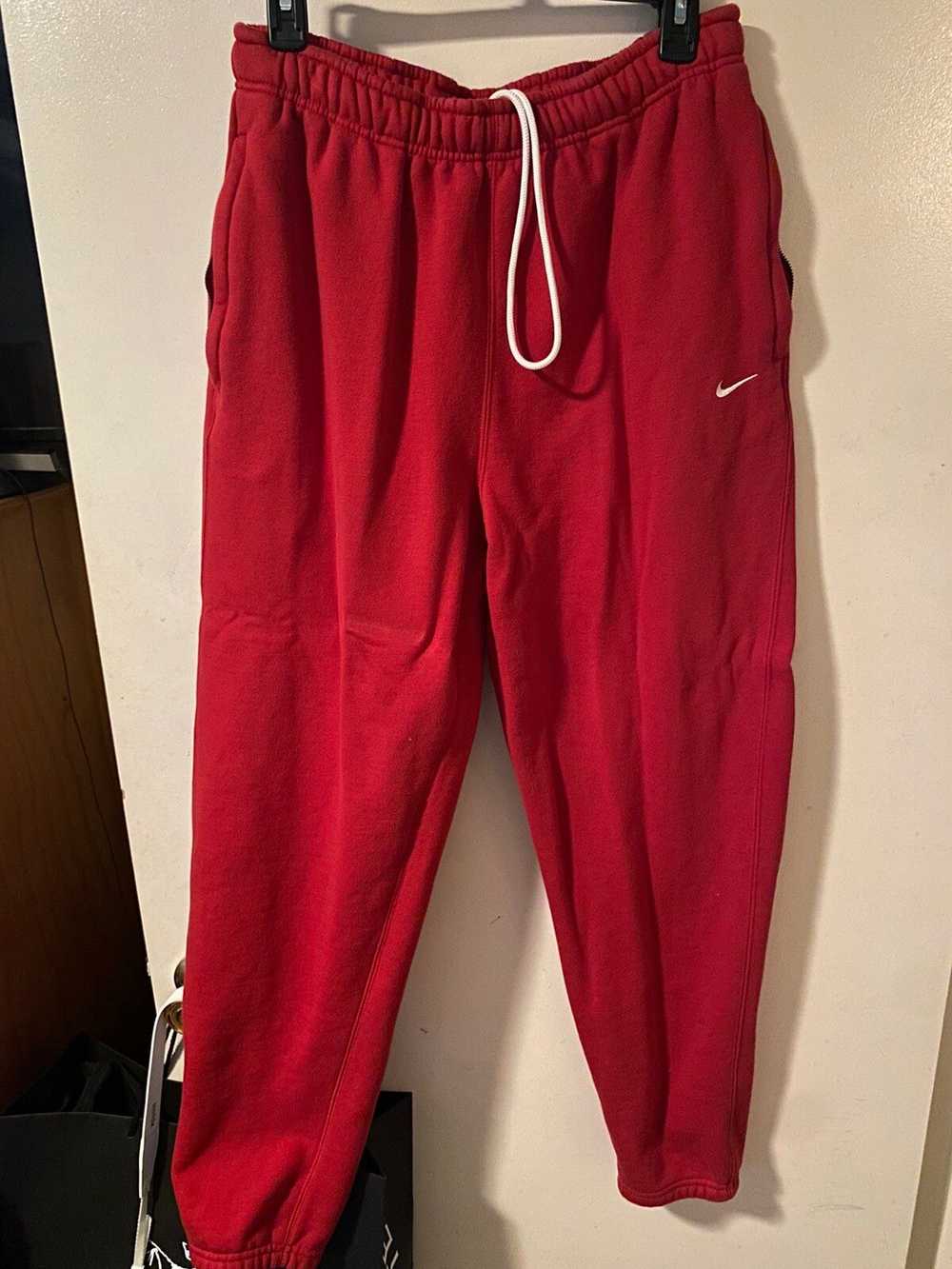 Nike NikeLab Red Sweatpants Medium - image 4