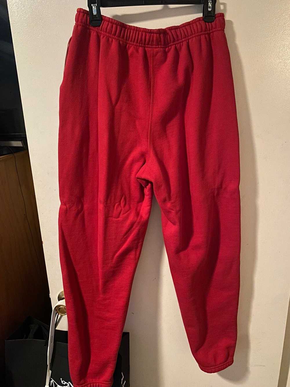 Nike NikeLab Red Sweatpants Medium - image 5