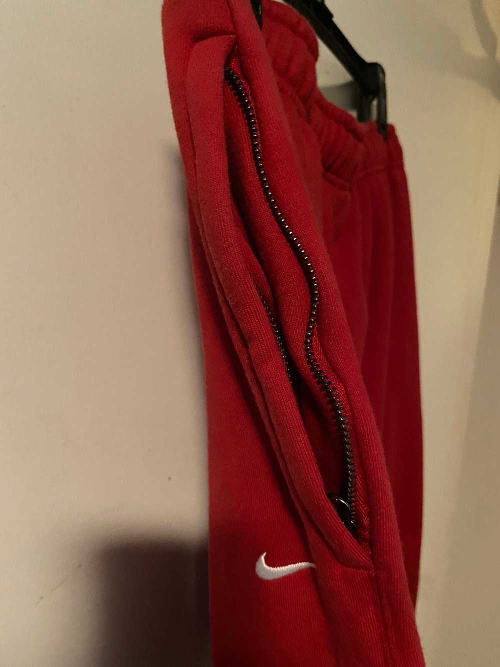 Nike NikeLab Red Sweatpants Medium - image 6