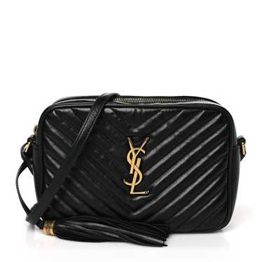 SAINT LAURENT Calfskin Matelasse Monogram Lou Cam… - image 1