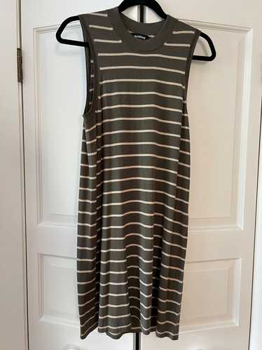 NAADAM Striped Silk & Cashmere Dress (M) | Used,…