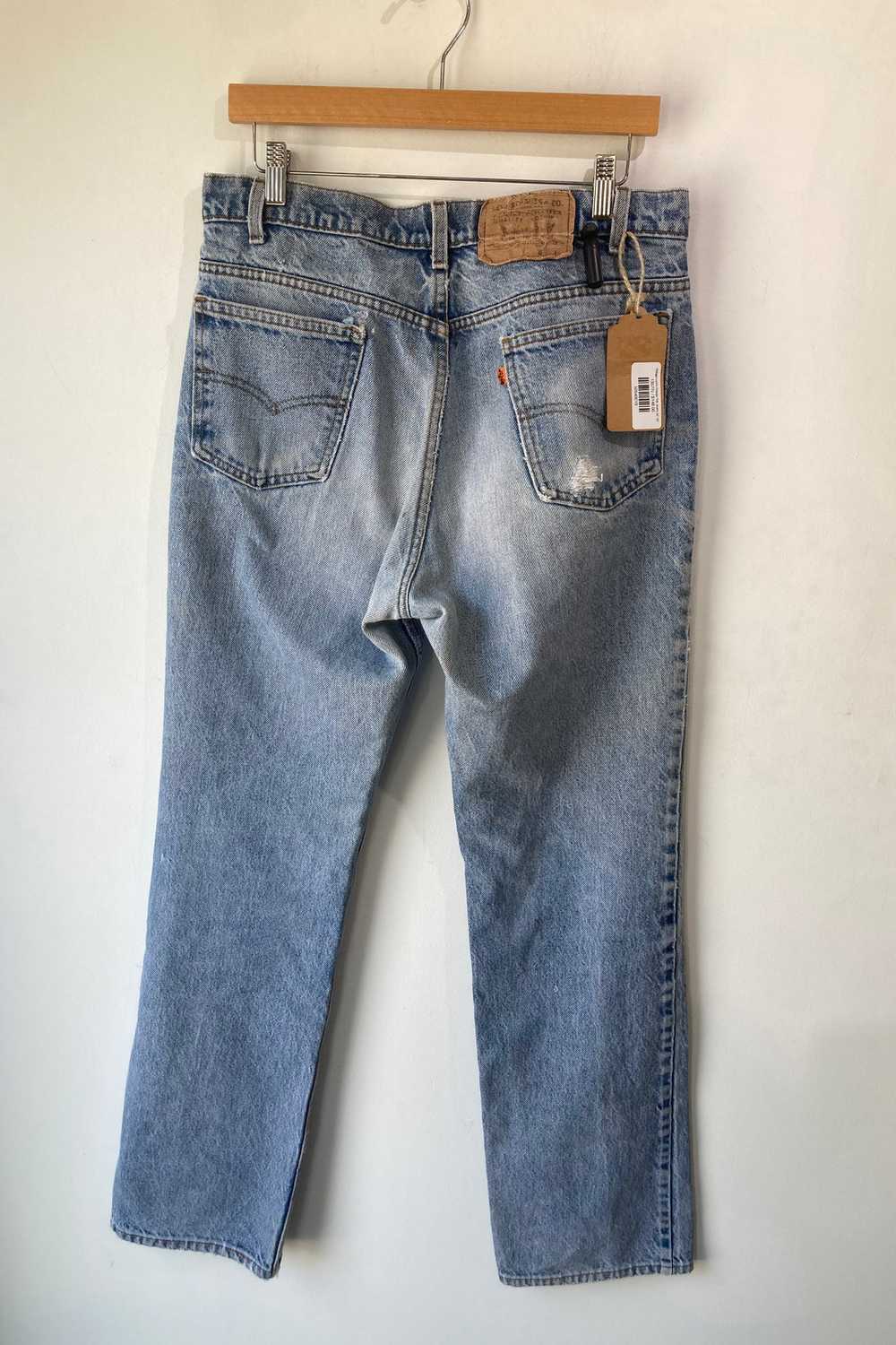 Vintage Levi's High Rise Orange Tab Jeans 32”-33" - image 6