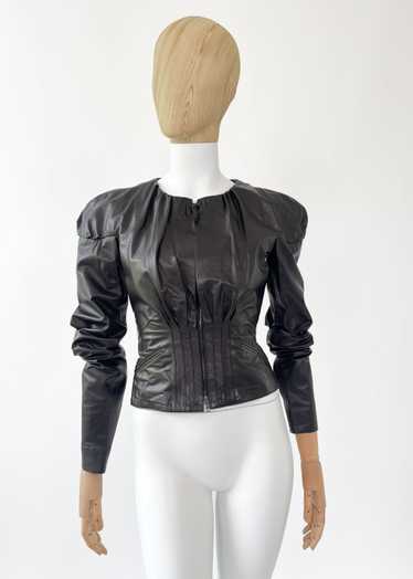 Vintage Gucci Tom Ford Leather Jacket Spring 2003