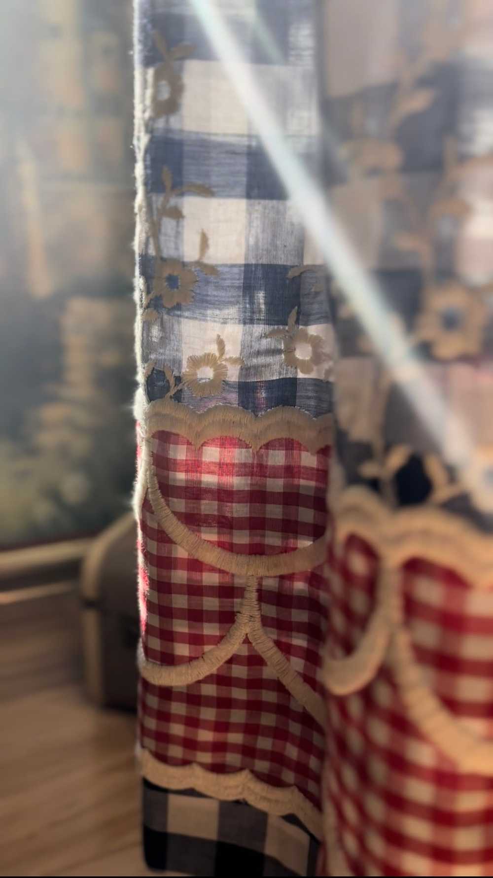 Picnic Perfect 1970’s Vintage Gingham Halter Maxi… - image 6