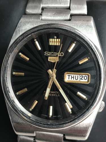 Seiko × Vintage × Watch Seiko 5 Vintage Men's Blac