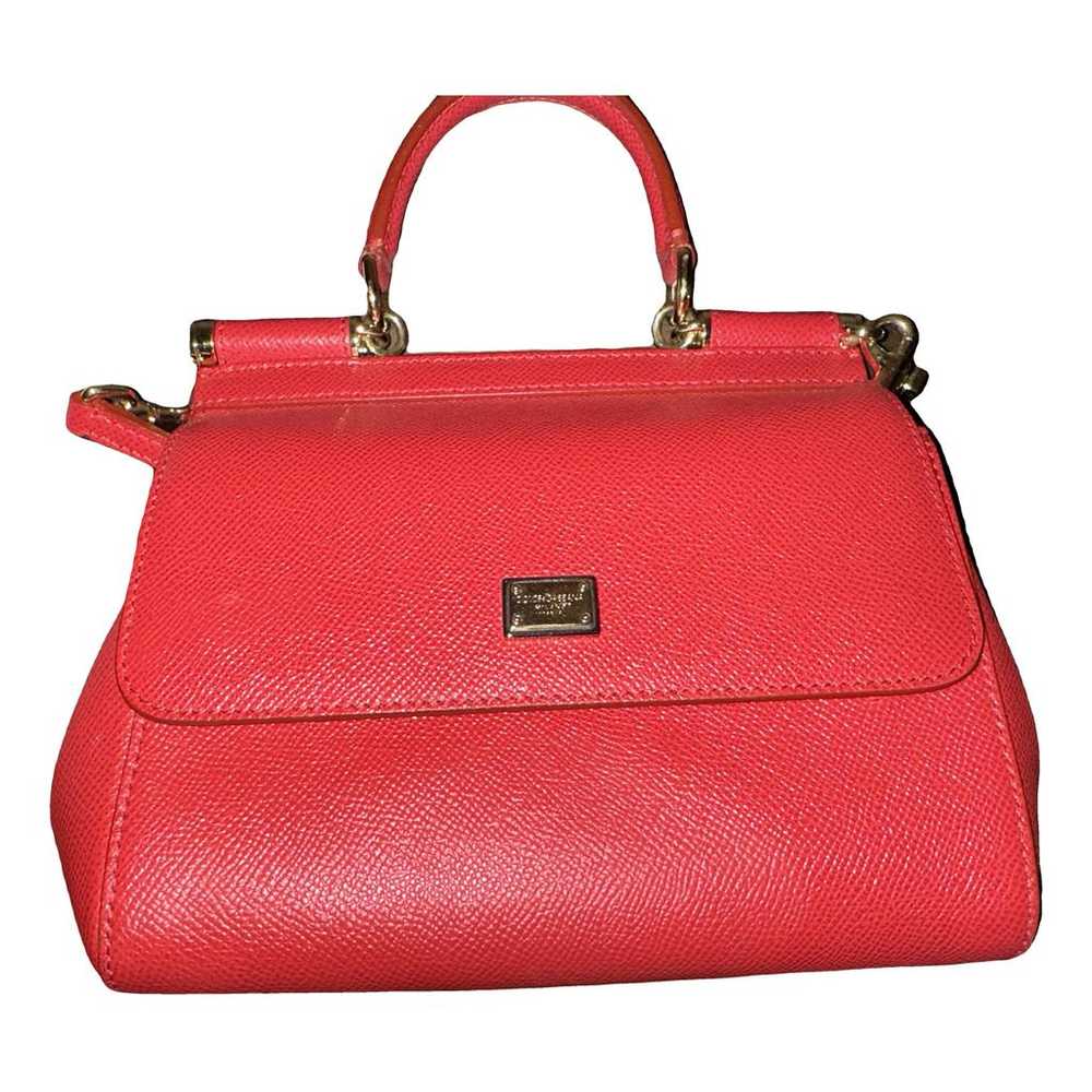 Dolce & Gabbana Sicily leather handbag - image 1