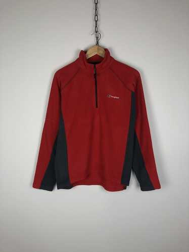 Berghaus Berghaus Fleece Pullover 1/4 Zip Red size