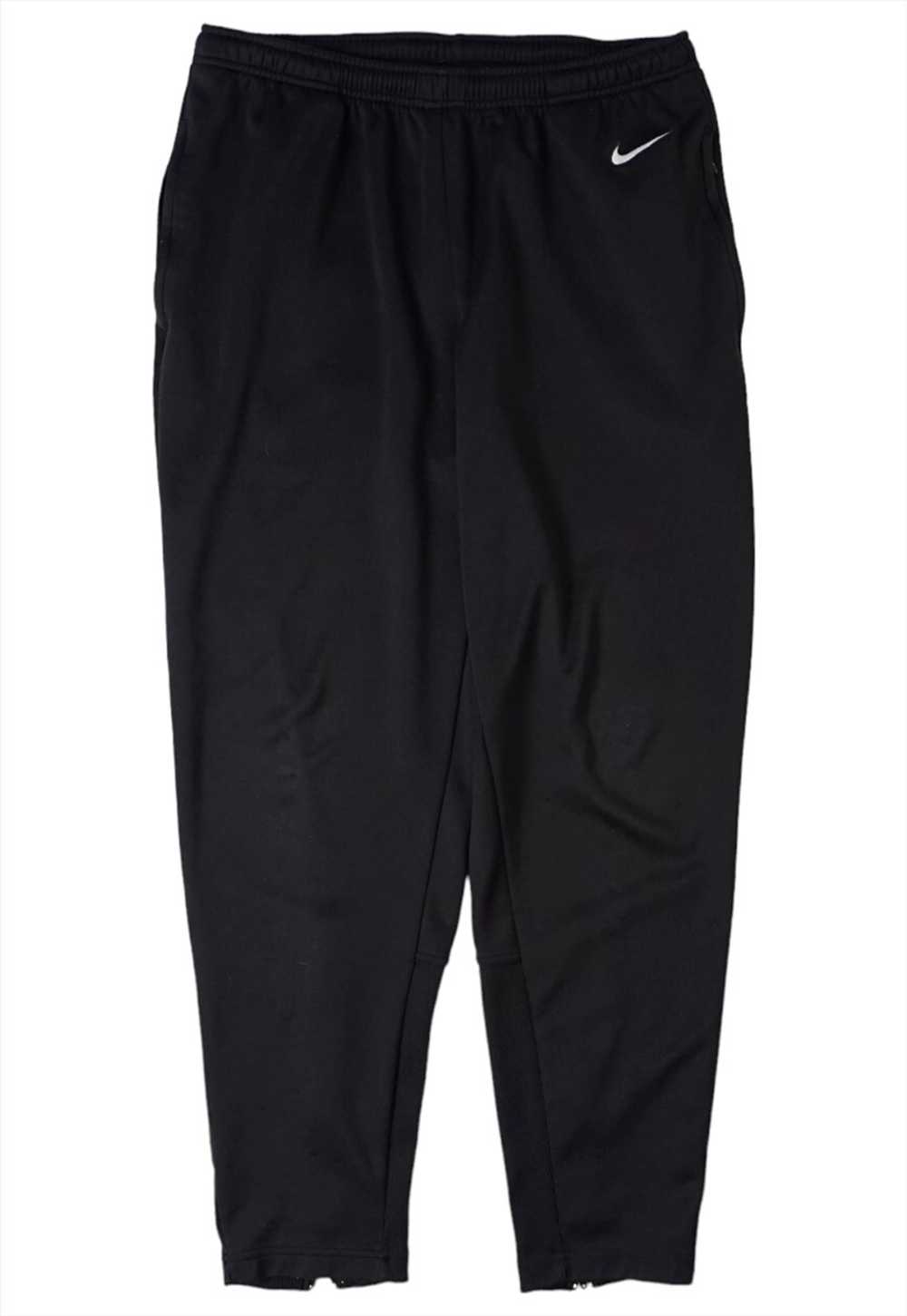 Vintage Nike 90s Black Tracksuit Bottoms Mens - image 1