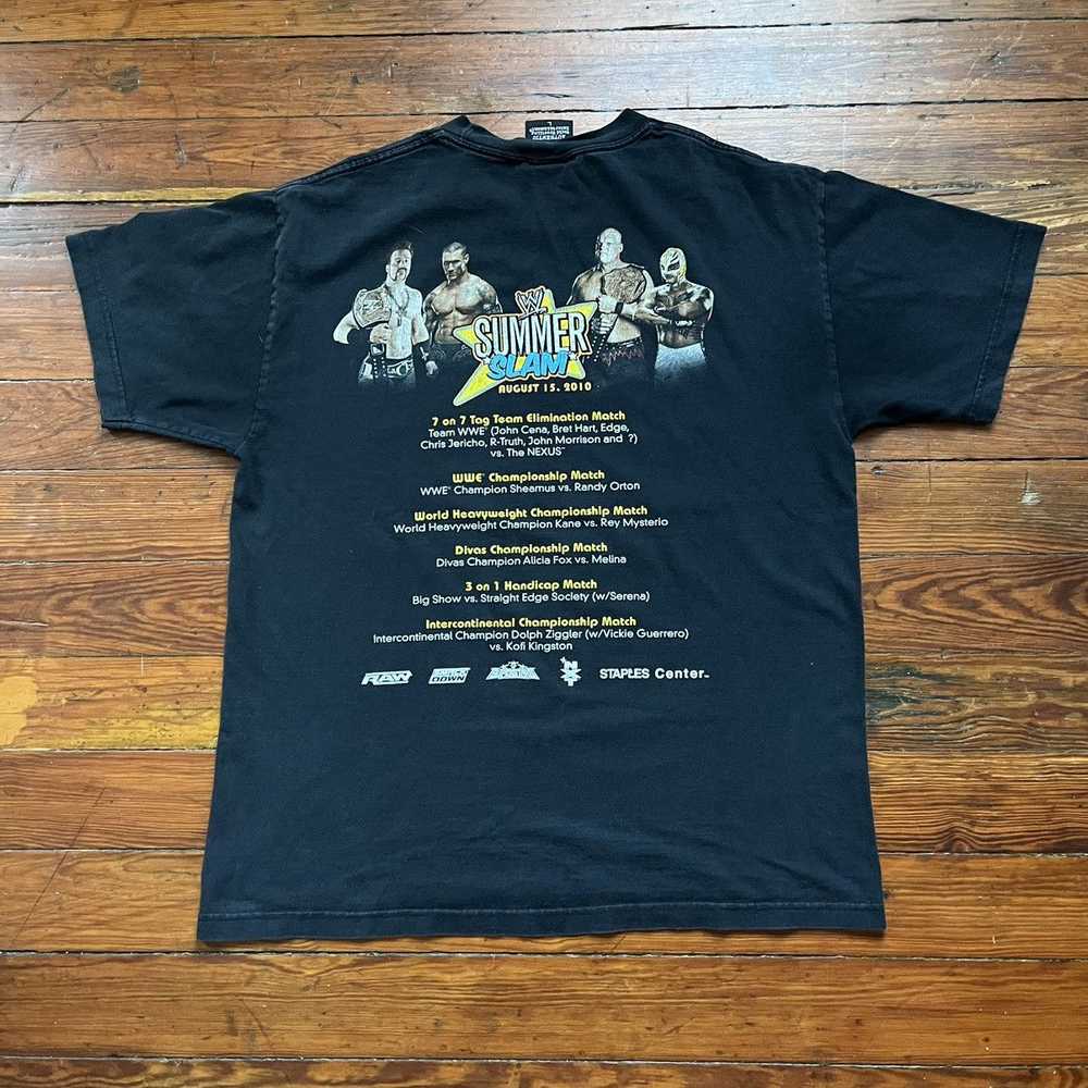 Vintage × Wwe × Wwf Vintage WWE SummerSlam 2010 T… - image 3