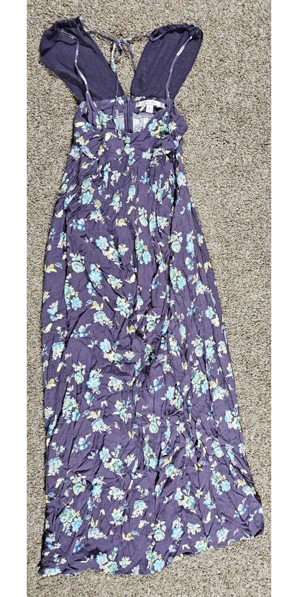 Designer LC lauren conrad size 6 floral dress Pur… - image 1