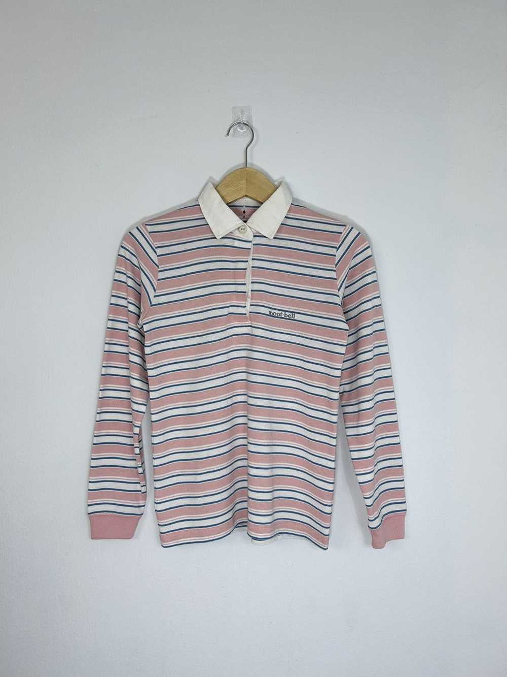 Montbell × Streetwear × Vintage Montbell Striped … - image 1